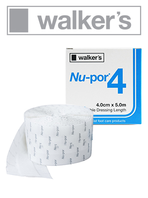 Walker's Nu-Por 4 Flexible Dressing 4cm x 5M