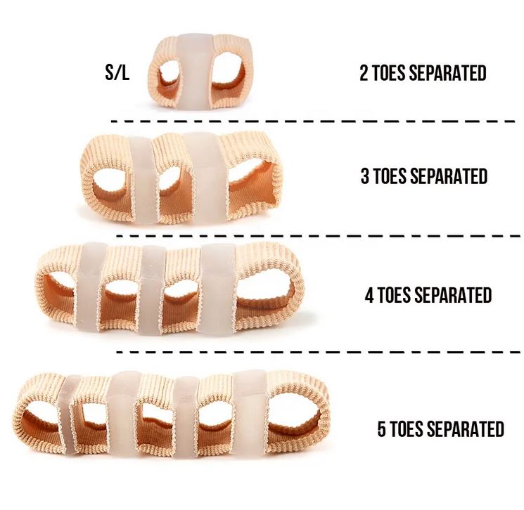 toes seperated